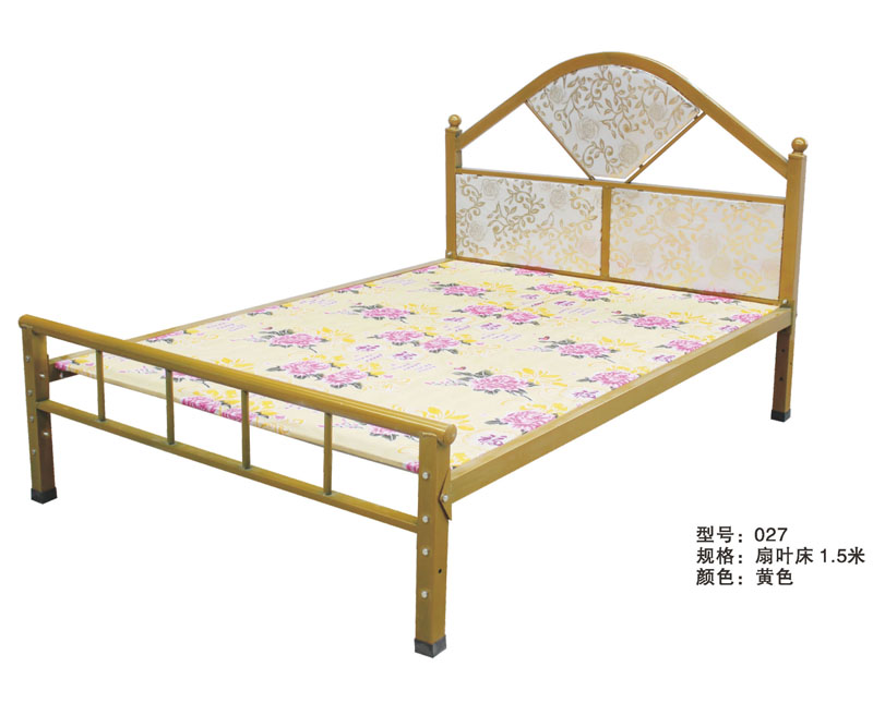 型號(hào)：027 規(guī)格：扇葉床 1.5米 黃色